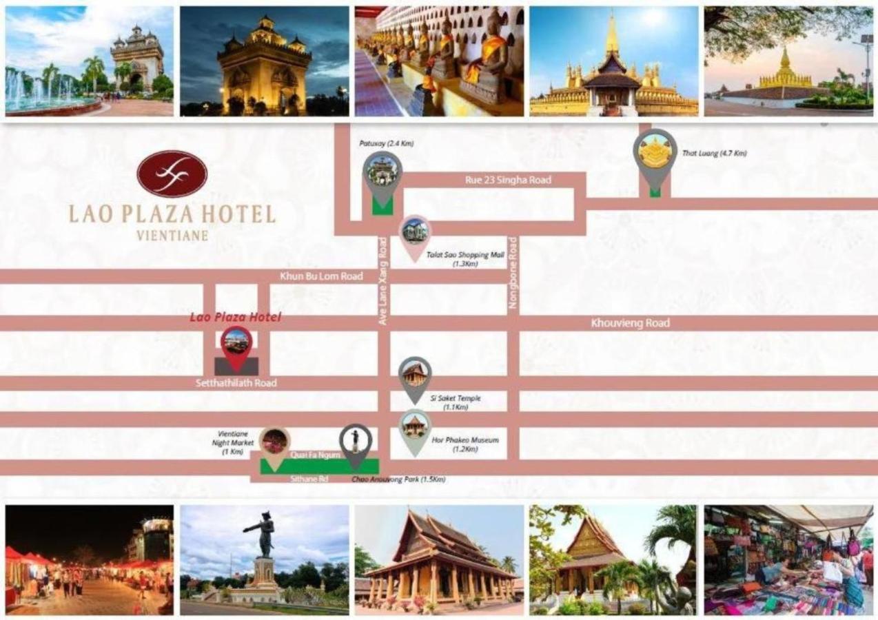 Lao Plaza Hotel Vientiane Dış mekan fotoğraf